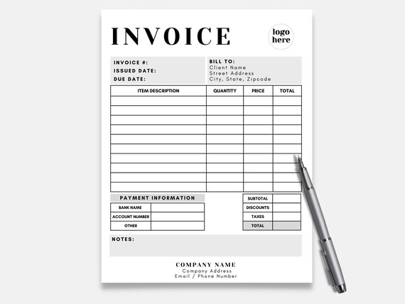 Invoice, Invoice Template, Business Invoice, Printable Invoice, Invoice Form, Invoice Template Download, Custom Invoice Template, Order Form