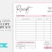 Receipt Template, Small Business Receipt, Custom Order Form, Order Form ...