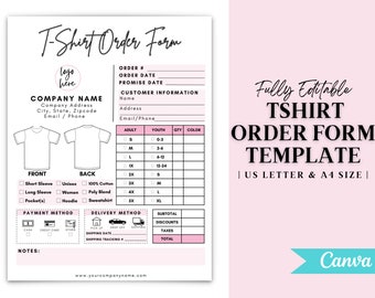 Bon de commande de t-shirt, bon de commande de chemise, bon de commande de t-shirt, modèle de bon de commande, bon de commande, bon de commande imprimable, bon de commande de t-shirt