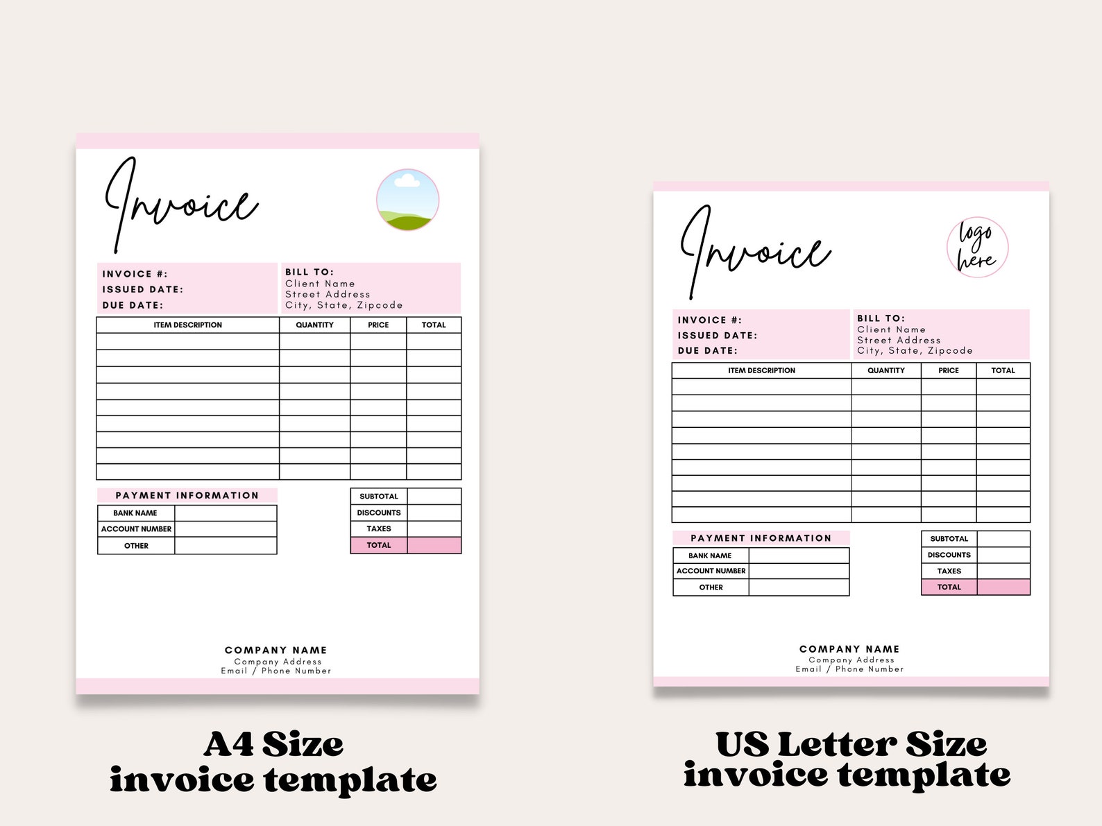 Invoice Template, Invoice Template for Small Business, Invoice Template