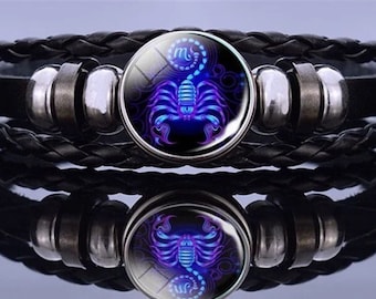 Glow in the dark Bracelet , Zodiac Bracelet, Sings Bracelet, Best gift bracele