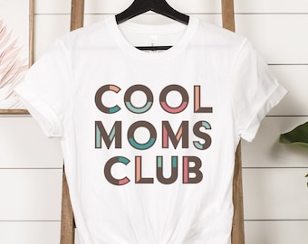 Moms Club T-Shirt, Retro Mama Graphic Tee