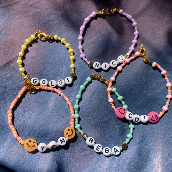 Phrase Bracelet Etsy