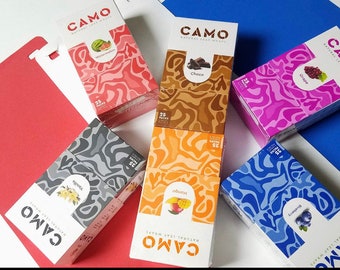 Natural Leaf Wraps - Camo - Chamomile Mate - Various Flavors 25 PACK