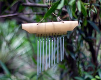 Sarveda Mini Bamboo and Aluminium Bar Chime- 10 mini bars