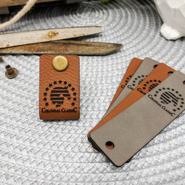 Leather Tags for Handmade Items Etsy