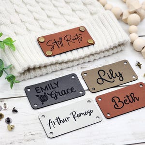 3 x 1.5 inch Custom Name Patch, Backpack Name Tag, Christmas Stocking Name Tag, Custom Hat Patch,  Personalized Luggage Tag, Blanket Patch