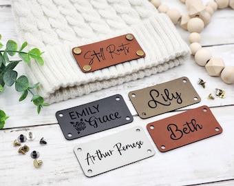 3 x 1.5 inch Custom Name Patch, Backpack Name Tag, Christmas Stocking Name Tag, Custom Hat Patch,  Personalized Luggage Tag, Blanket Patch