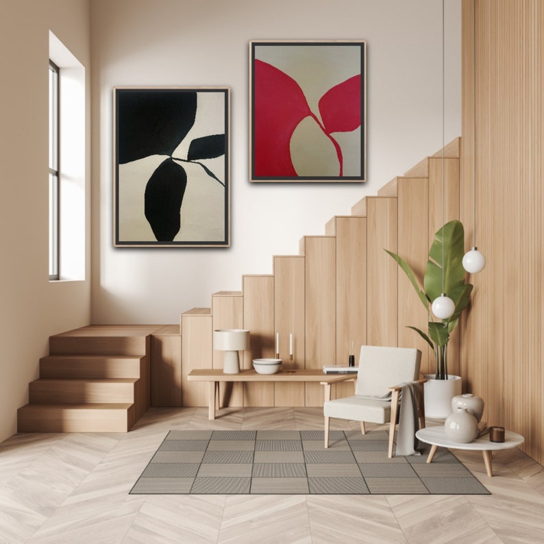 Extra Large Red Abstract Painting Original Art Red Abstract - Etsy