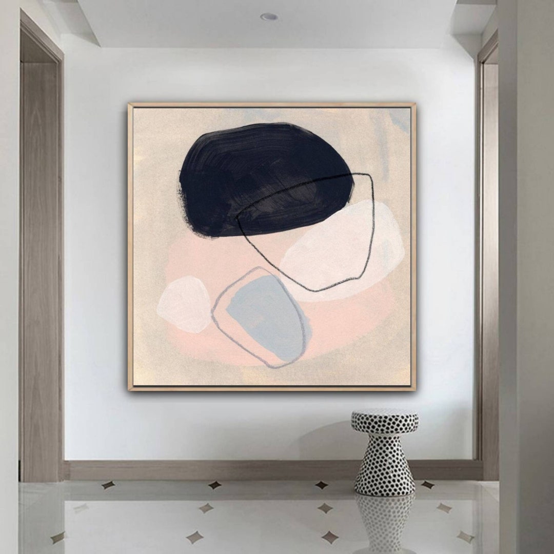 Extra Large Wall Art Abstract Beige Painting Minimalist Painting Large ...
