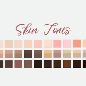 Huidtinten - Procreate Color Palette