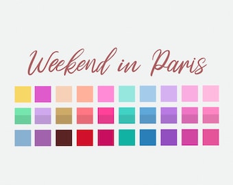 Weekend In Paris - Procreate Color Palette