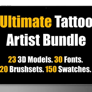 ULTIMATE bundle for Tattoo Artists!