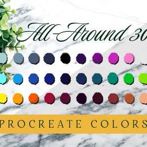 All Around 30 - Procreate Color Swatches