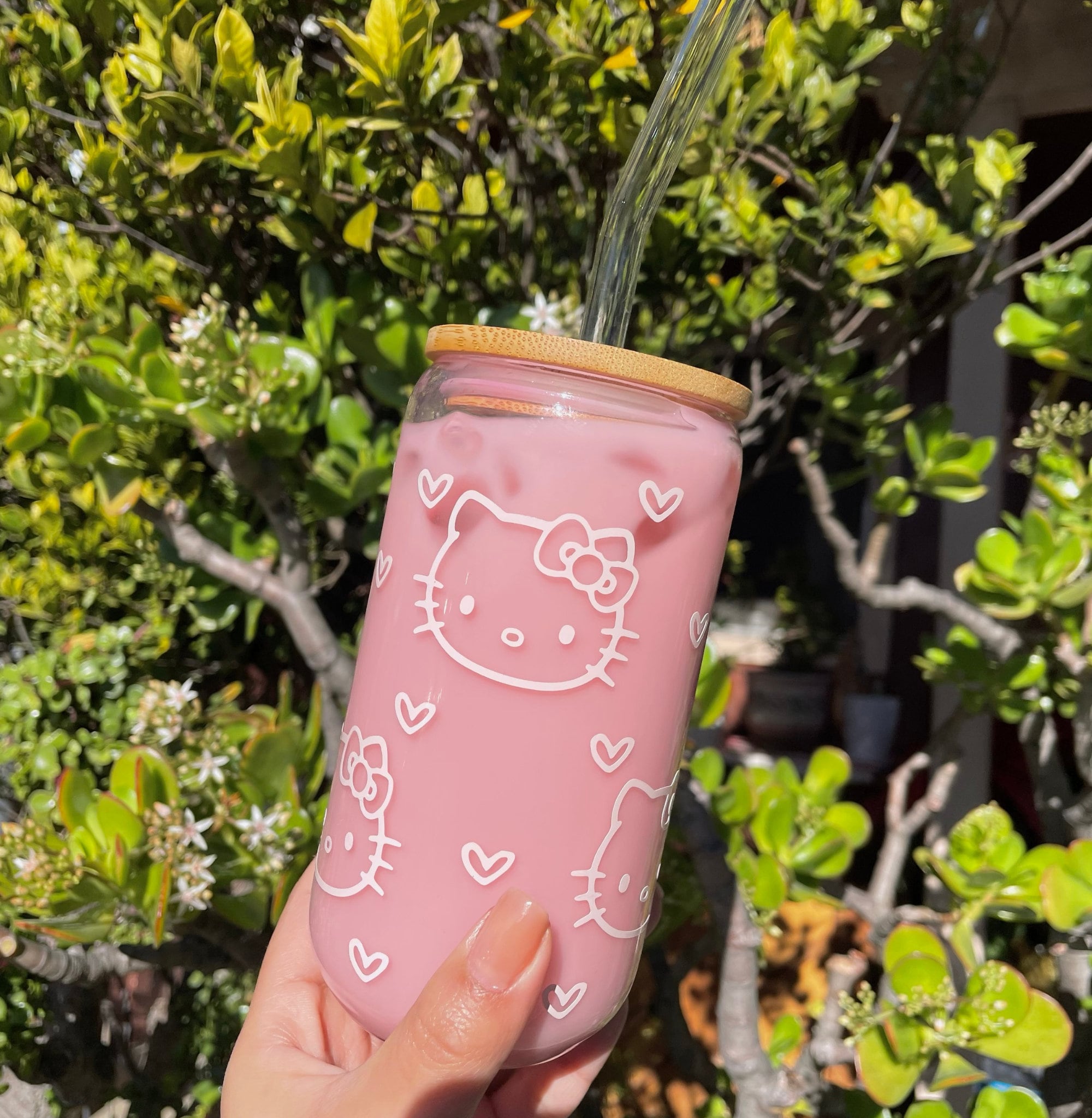 Hello Kitty Strawberry 20oz Plastic Tumbler