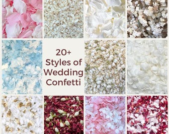 1L Dried Flower Wedding Confetti - Biodegradable Confetti - Dried Flower Confetti - Wedding Decorations - Wedding Aisle Decor - Flower Girl