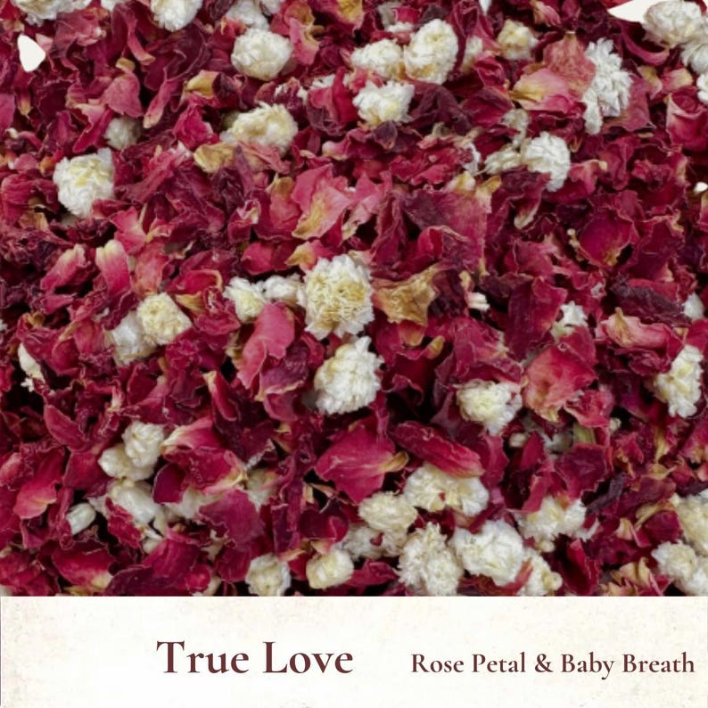 Dried Flowers Wedding Confetti 1L 5L Size Packs Add a Touch of Nature