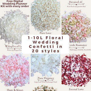 Bulk Flower Petal Wedding Confetti - Biodegradable Confetti - Dried Flower Confetti - Natural Confetti - Petal Confetti Wedding Decorations