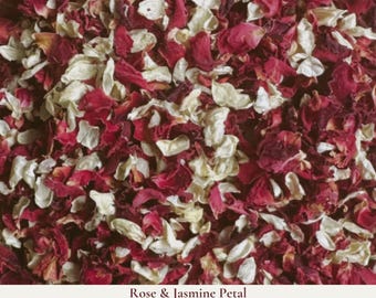 Getrocknete Blumen Hochzeit Konfetti - Biologisch abbaubar Konfetti - Echte Natürliche Konfetti - Getrocknete Blume Konfetti - Hochzeitsdeko - Blumenmädchen Korb