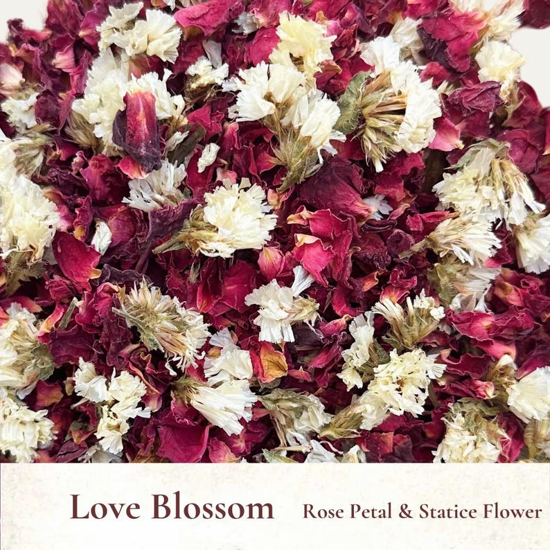 Dried Flowers Wedding Confetti 1L 5L Size Packs Add a Touch of Nature