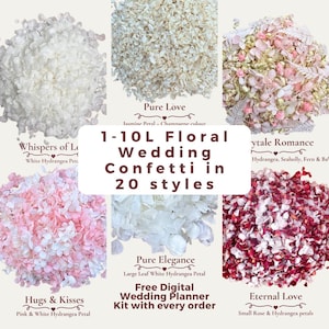 Bulk Flower Petal Wedding Confetti - Biodegradable Confetti - Dried Flower Confetti - Natural Confetti - Petal Confetti Wedding Decorations
