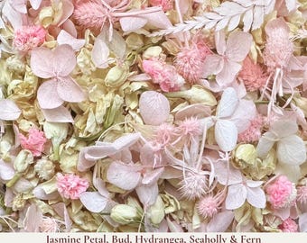 Biologisch abbaubares Konfetti - Trockenblumen Hochzeit Konfetti - Echtes natürliches Konfetti - Trockenblumen Konfetti - Hochzeitsdeko - Blumenmädchen Korb