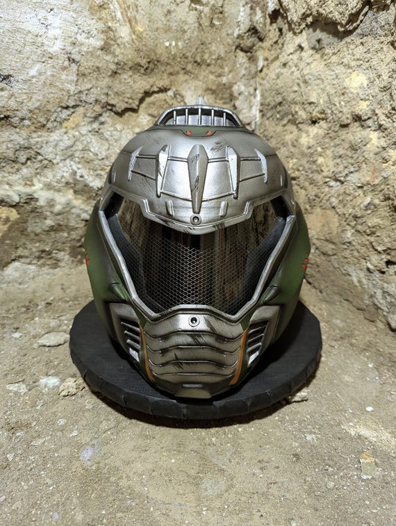 Doom Helmet – the Dark Ages – Handmade Cosplay Helmet for