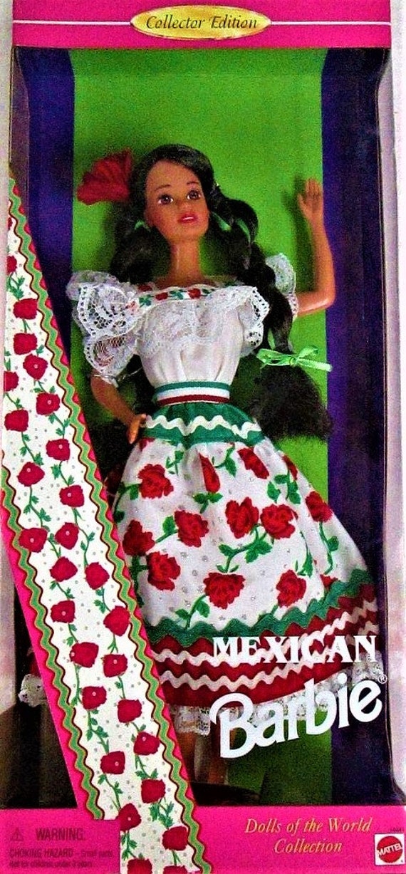 Mexican Barbie Dolls of the World Collector Edition Mattel Etsy