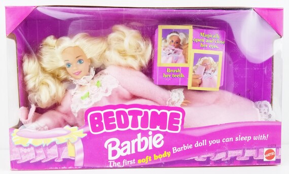 1993 Bedtime Barbie Soft Body Barbie Doll Mattel 11079 - Etsy