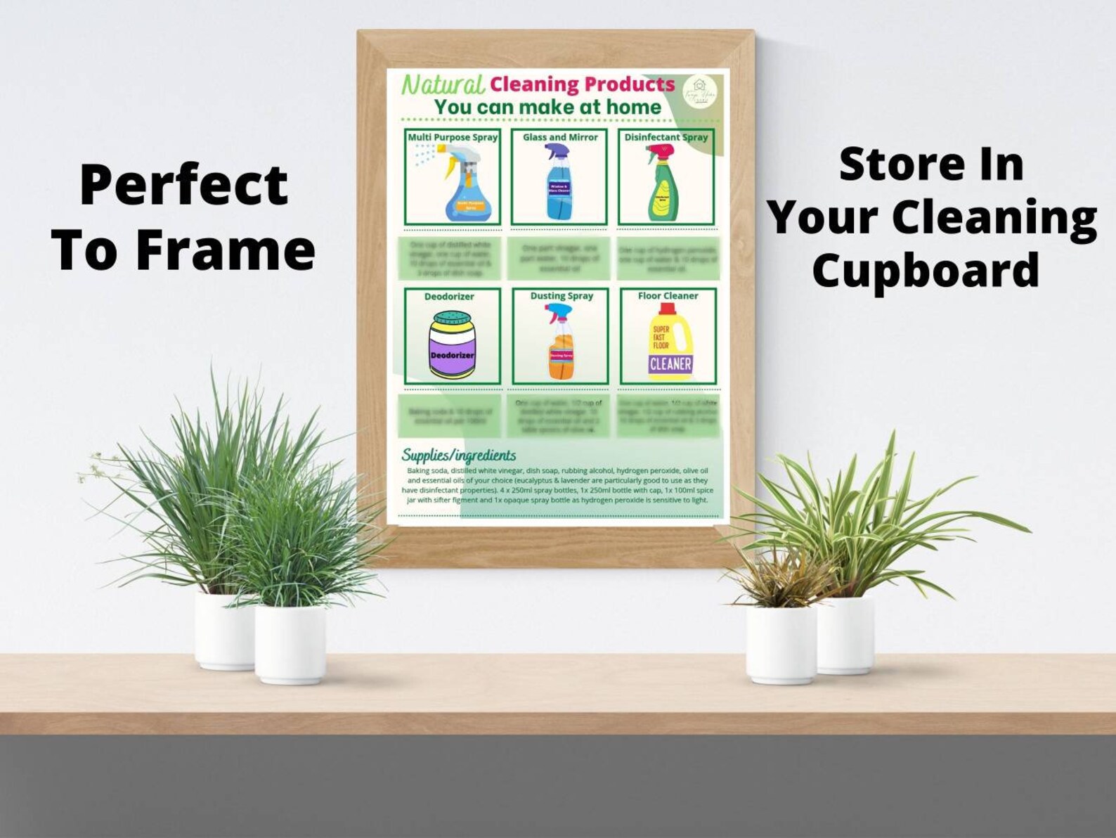 Homemade Cleaning Recipes | Printable Cleaning Recipes | Printable ...