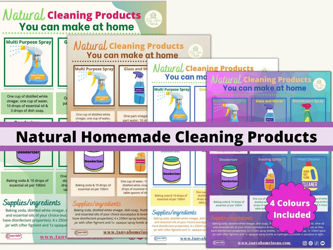 Homemade Cleaning Recipes | Printable Cleaning Recipes | Printable ...