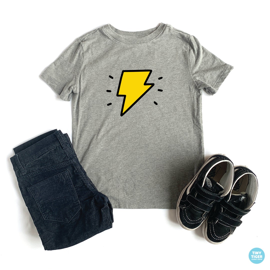 Lightning Bolt Childrens Tee, Shirt for Kids, Onesie And/or Tshirt for