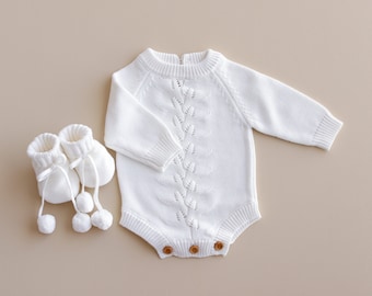 Long Sleeve Baby Knitted Romper Arrival Outfit