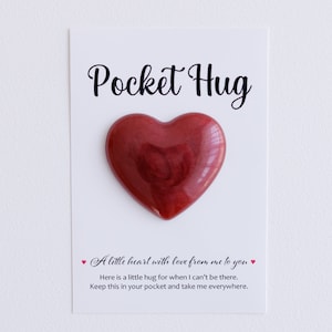 Pocket Heart Hug, Get Well Gift, Send a Hug-Thinking of You Gift