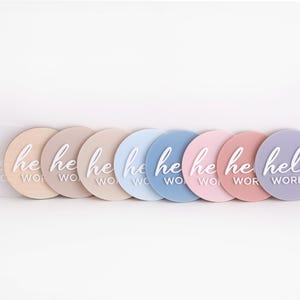 Hospital announcement Hello World Acrylic Disc