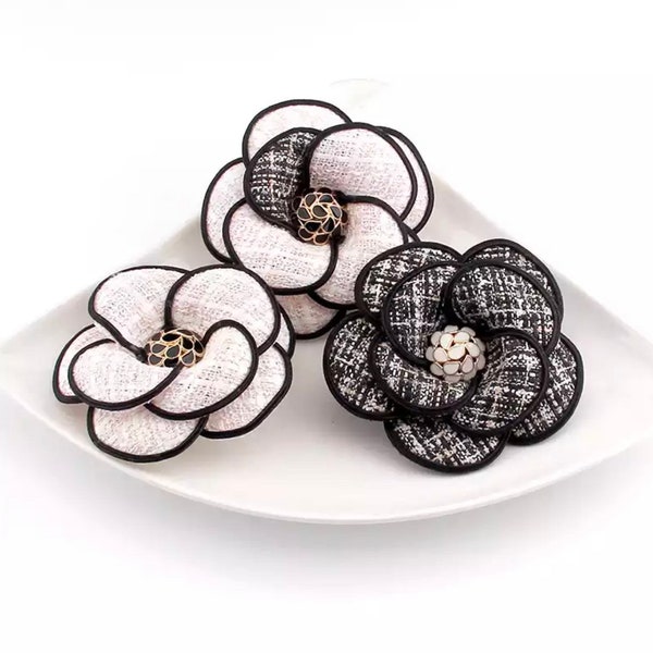 Camellia-Inspired Flower Brooch, Brooch pin for women, Flower Brooch,Camellia Brooches, Brooch for women, Brooch handmade| Black Friday Sale