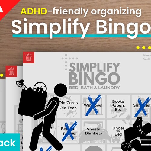 Adhd Declutter Planner Printable Adhd Organizing Tools For Etsy