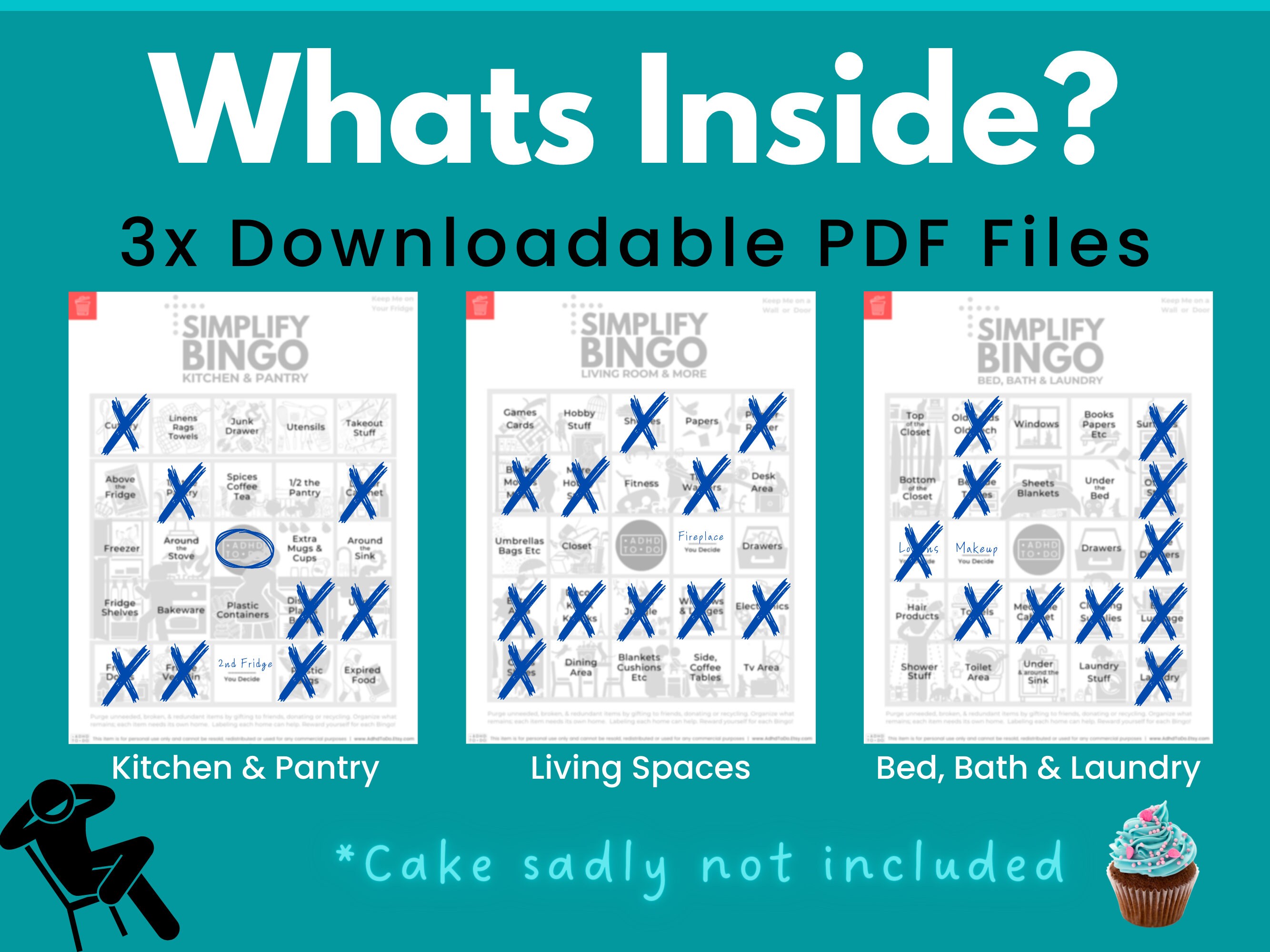 Adhd Declutter Planner Printable Adhd Organizing Tools For Adhd