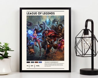 League of Legends Giant Wall Art Poster Print 