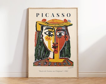 パブロ・ピカソ、画家とモデル、1963年、精密複製、美術印刷 - Etsy 日本