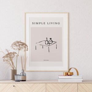 Abstract Wall Art Print, Exhibition Poster, Modern Wall Art, Mid Century Modern, Abstract Wall Art, GALERIE BOHÈME, Living Room Poster