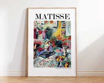 アンリ・マティス展ポスター - 絵画ダンスとナスタチウム - フランス