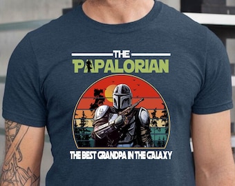 Papalorian Shirt, Father's Day Shirt, Tshirt, Gift for Dad, Gift for Him, Gift for Father, Sweatshirt, Hoodie, Long Sleeve, T-Shirt