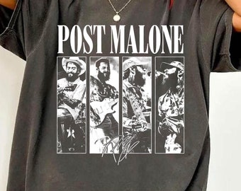 Comfort Colors Vintage Post Malone Shirt, Malone Rap Music Shirt, F1 Trillion Tour Shirt, Posty Rapper Shirt, Malone Music The Album