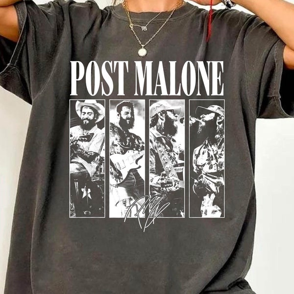 Comfort Colors Vintage Post Malone Shirt, Malone Rap Music Shirt, F1 Trillion Tour Shirt, Posty Rapper Shirt, Malone Music The Album