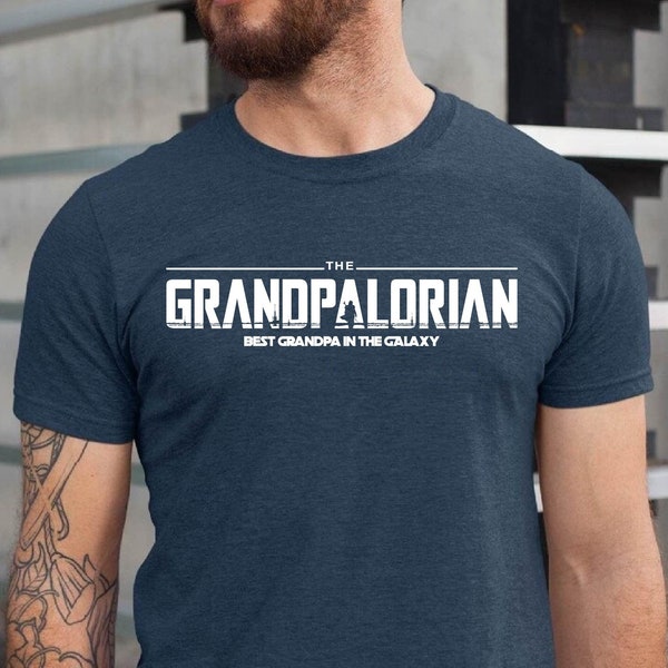 The Grandpalorian Shirt, Best Grandpa in the Galaxy Shirt, Father's Day Grandpa Gift Tee, Funny Grandpa Shirt, Father's Day Grandpa Gift Tee