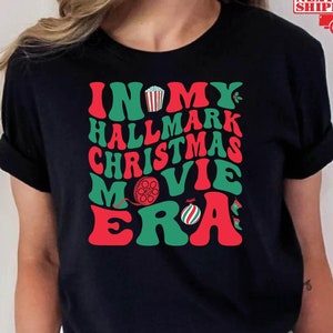In My Hallmark Christmas Movie Era Sweatshirt, Hallmark Christmas Movies Shirt, Holiday Spirit Shirt, Hallmark Sweatshirt