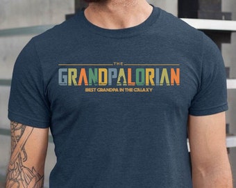 The Grandpalorian Shirt, Best Grandpa in the Galaxy Shirt, Father's Day Grandpa Gift Tee, Funny Grandpa Shirt, Father's Day Grandpa Gift Tee