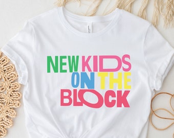 NKOTB Shirt, New Kids On the Block Shirt, Jordan and Jonathan Knight, Joe Mclntyre, Donnie Walhlberg, Danny Wood, Vintage NKOTB Group Shirt