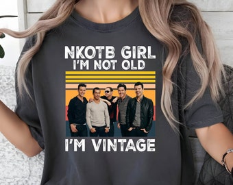 Comfort Colors, NKOTB Girl Shirt, Vintage Girls Shirt, New Kids On The Block Shirt, NKOTB Tee, Classic Rock Concert, Tee Tour 2023 Tshirt